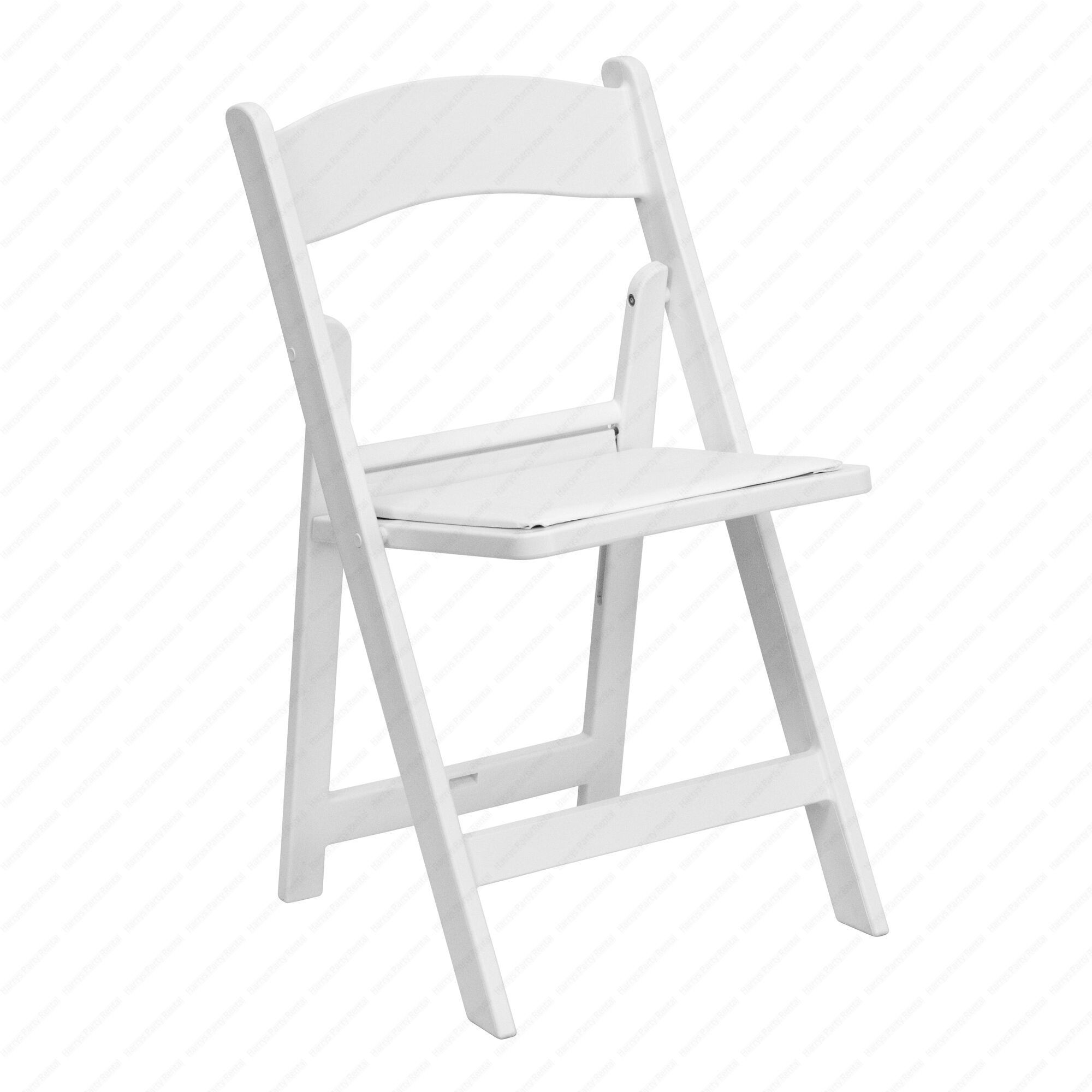 Resin Pop Louis Banquet Chair - White